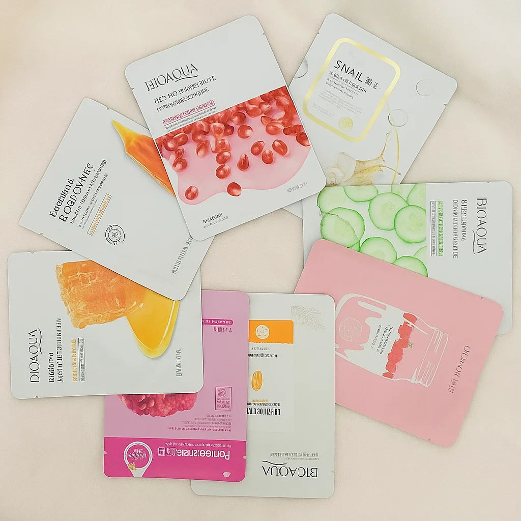 10 PACK 🔥 Moisturizing Face Sheet Mask ( Imported ) ( LIMITED STOCK 🚨)