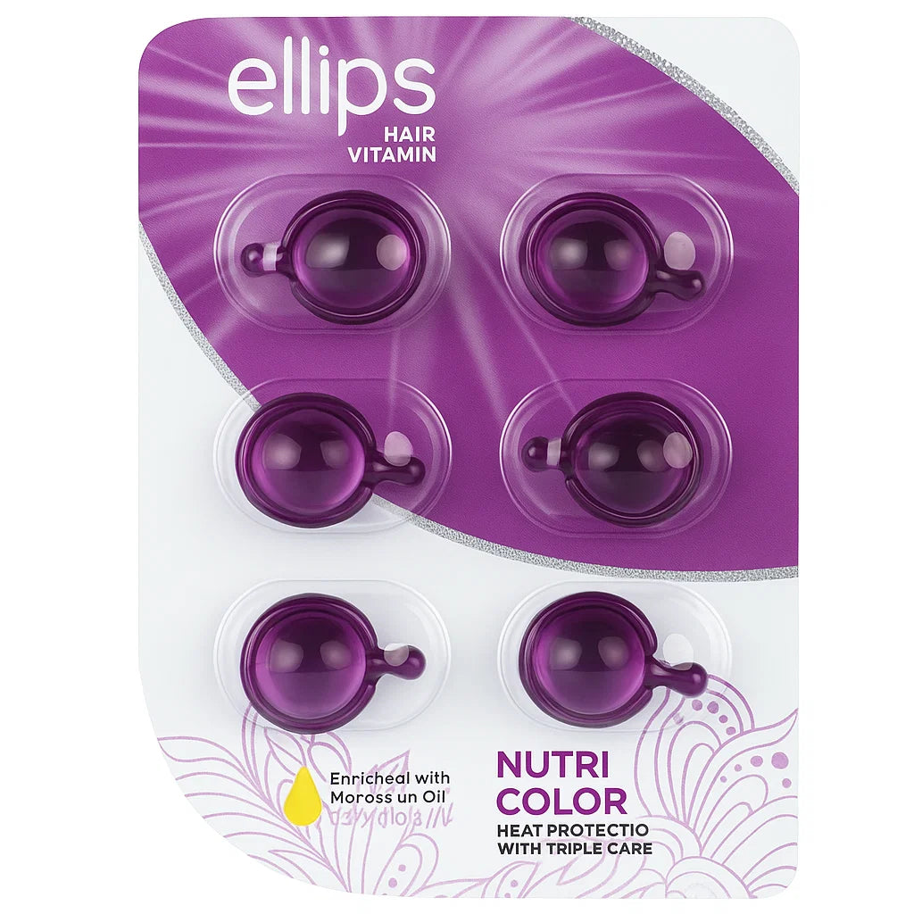 Ellips Nutri Color Hair Vitamin Capsules - 6 Pcs
