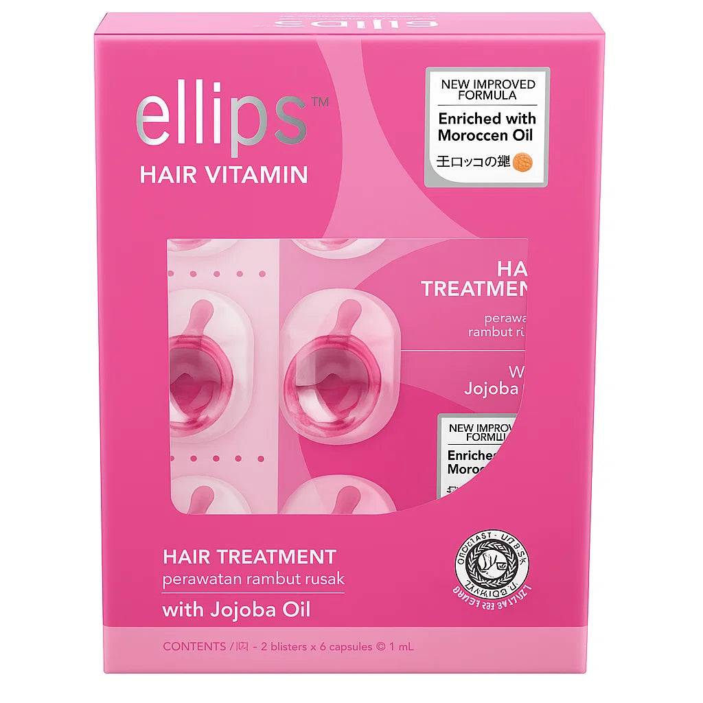 ELLIPS Hair Vitamin Treatment Serum For Damaged Hair - 6 Pcs