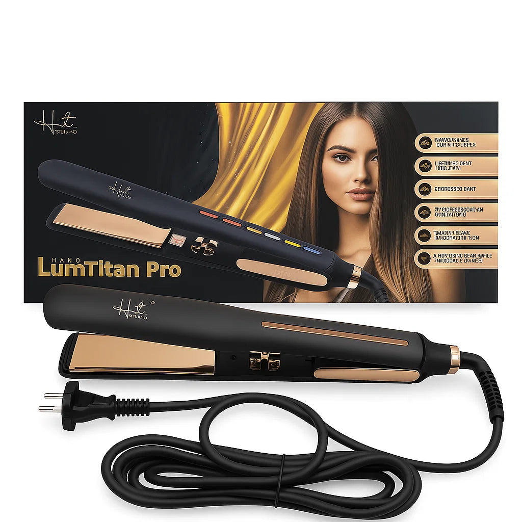 HST Studio LumiTitan Pro Hair Straightener – Lightweight Design