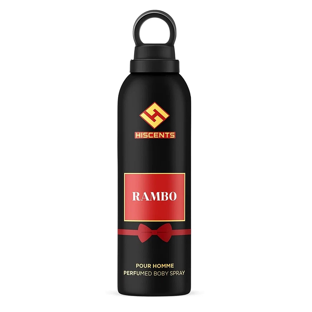 Hiscents Pour Femme Rambo Body Spray – 200ml