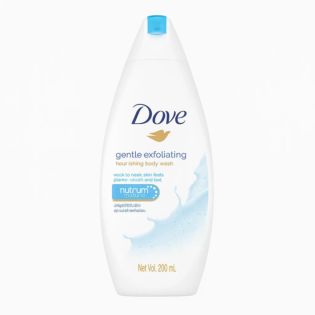 Dove Gentle Exfoliating Nourishing Body Wash - 200ml
