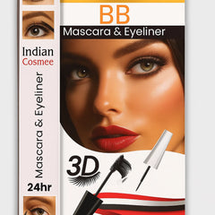 Indian Cosmee 3D 2 in 1 Mascara & Eyeliner