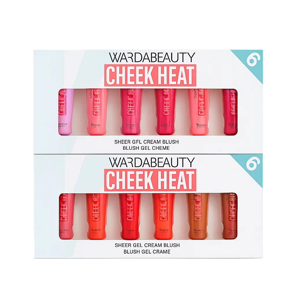 Original Warda Beauty Cheek Heat Liquid Blush-On - 6/Pcs Set