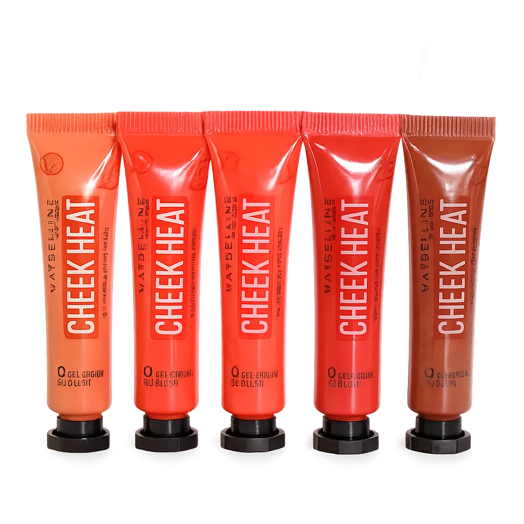 Original Warda Beauty Cheek Heat Liquid Blush-On - 6/Pcs Set
