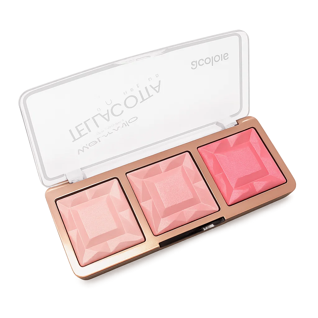 Msyaho Terracota 3‑in‑1 Highlighter Palette