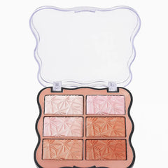 Msyaho Baked Powder 6‑in‑1 Highlighter Palette