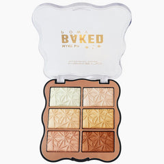 Msyaho Baked Powder 6‑in‑1 Highlighter Palette
