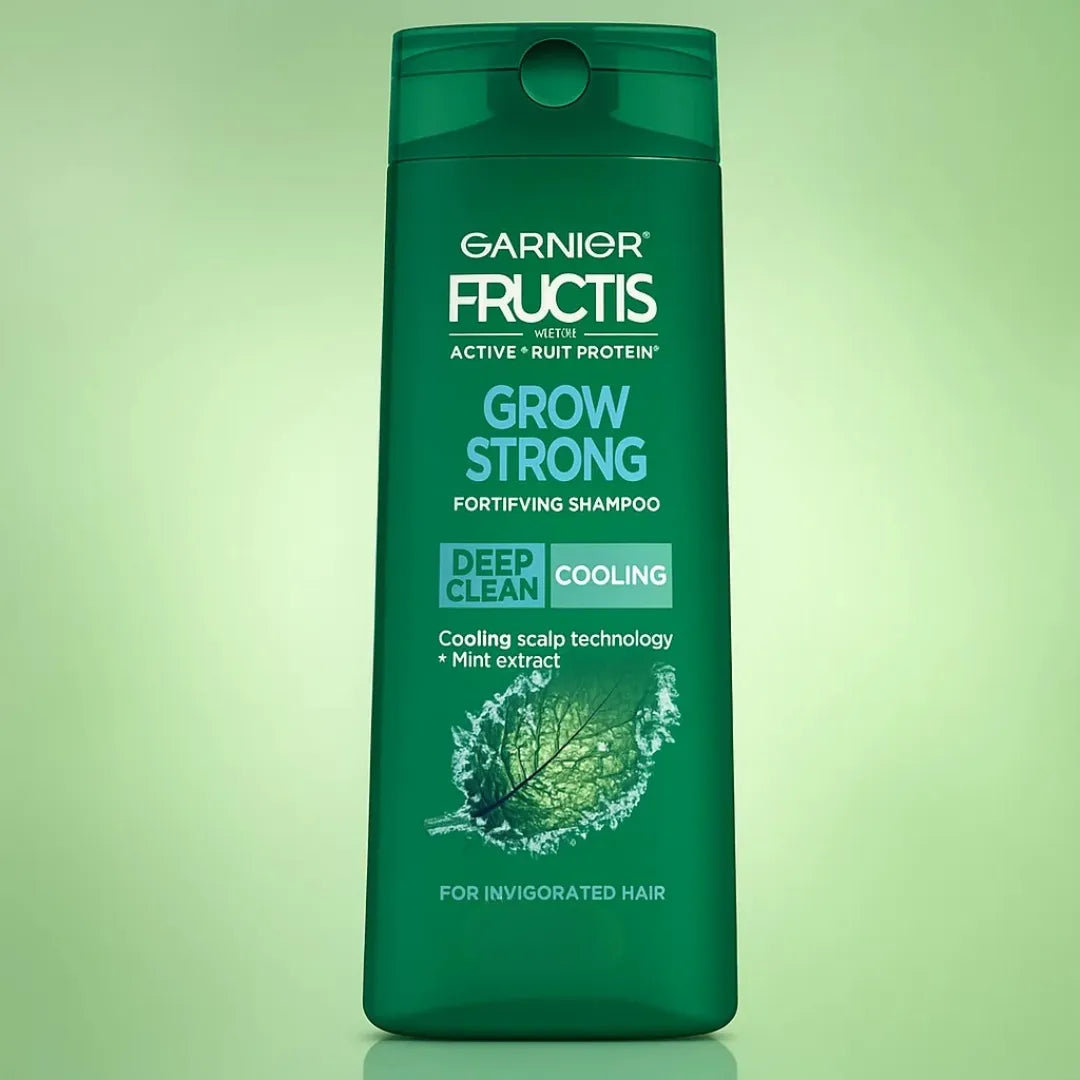 Garnier Fructis Grow Strong Cooling Deep Clean Shampoo - 370ml