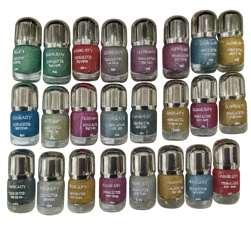 Huda Beauty Glitter Nail Paint - 24pcs