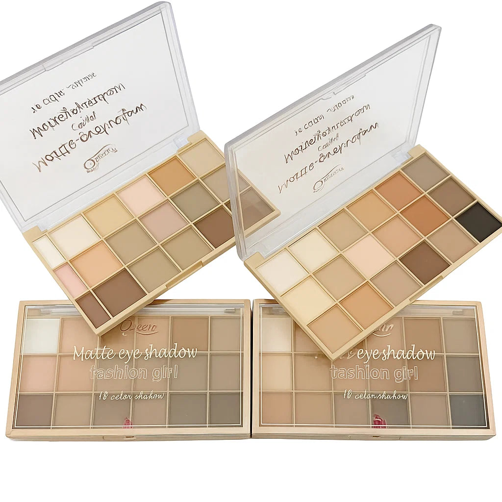 Mini Queen Super Matte 18‑Color Eyeshadow Palette