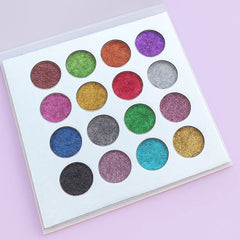 Miss Rose Glitter Eyeshadow Palette - 16 Color