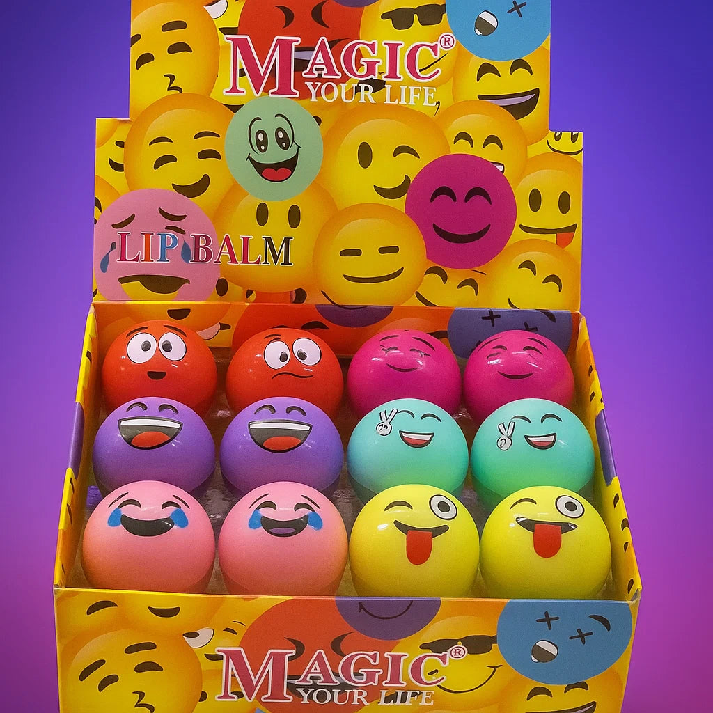 Magic Your Life Colorful Emoji Lip Balm