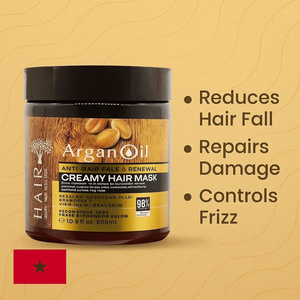 Argan Oil Creamy Keratin Hair Mask - 500ml