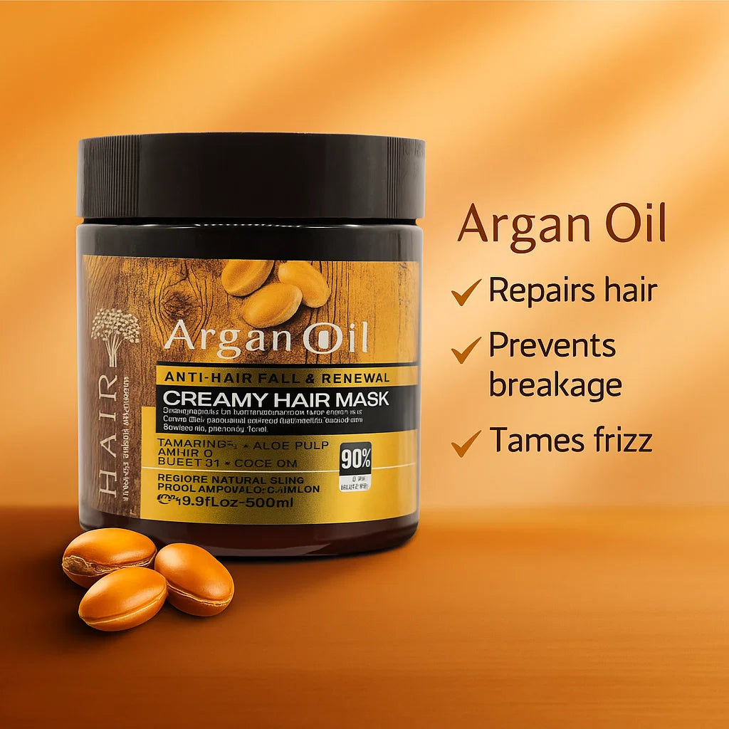 Argan Oil Creamy Keratin Hair Mask - 500ml