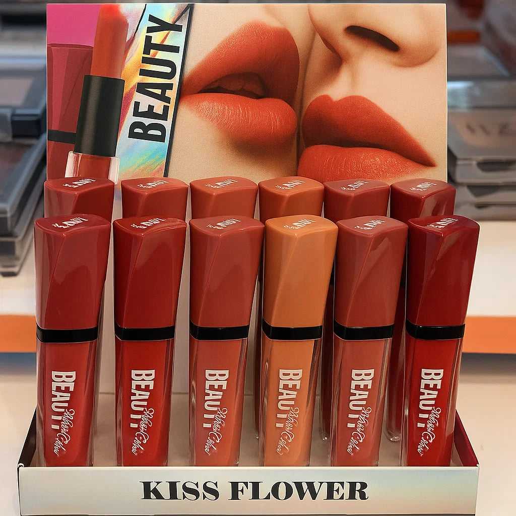 Kiss Flower Beauty Color Lipgloss