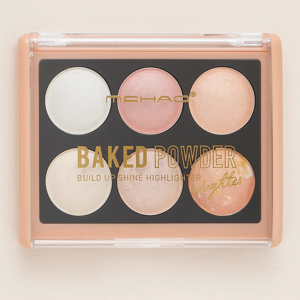 MSYAHO 6 Colors Baked Blush Highlighter
