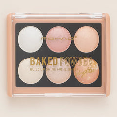 MSYAHO 6 Colors Baked Blush Highlighter