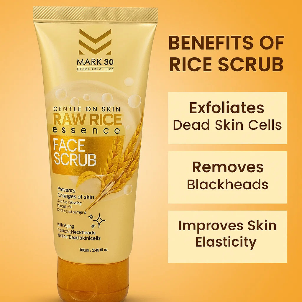 MARK-30 Raw Rice Face Scrub – 100ml