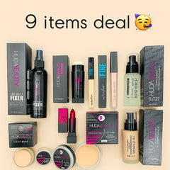 Huda Beauty Complete Makeup Deal – 9 Pcs Set
