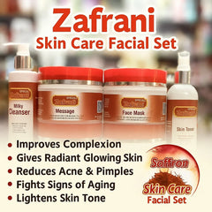 Zafrani Facial Kit – 6in1 Complete Skin Care Set (300g Each)