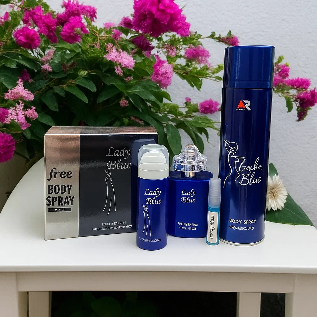 Lady Blue 4Pcs Perfume Deal