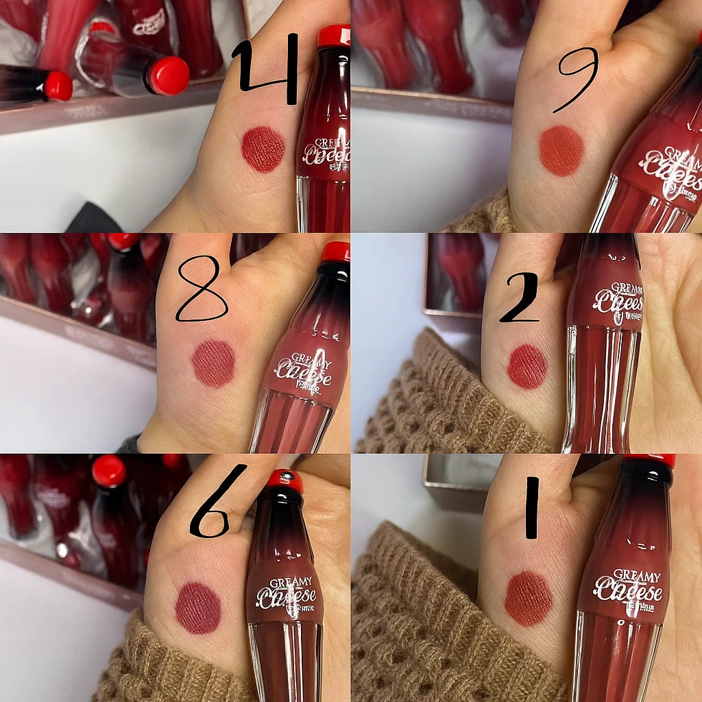 Qearlya 3D Matte Lip Gloss – Coke Bottle Design
