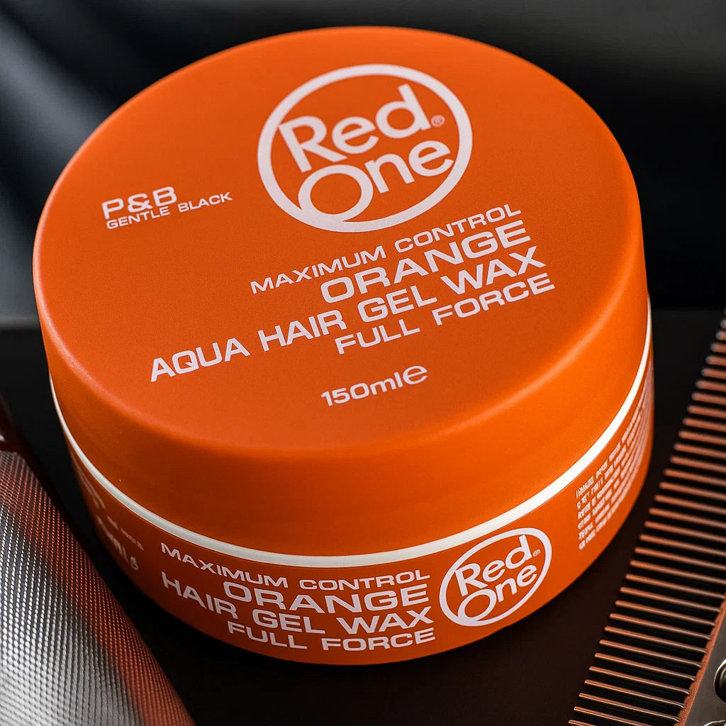 Red One Full Force Maximum Control ORANGE Aqua Hair Wax - 150ml
