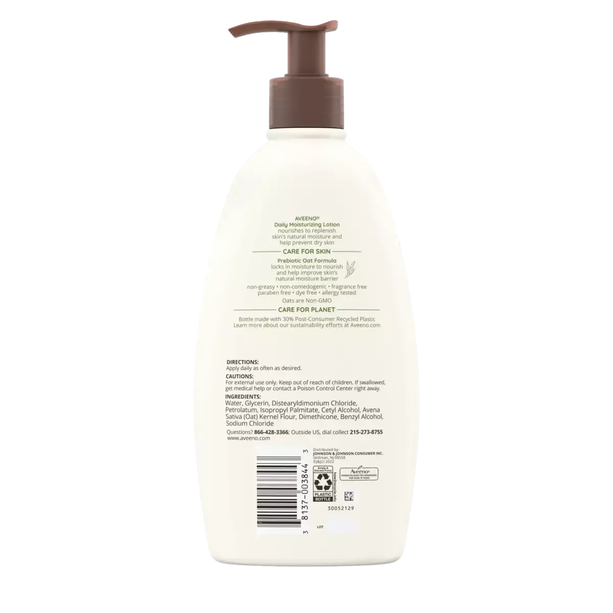 Aveeno Daily Moisturizing Body Lotion with Soothing Oat For Normal to Dry Skin - 354ml