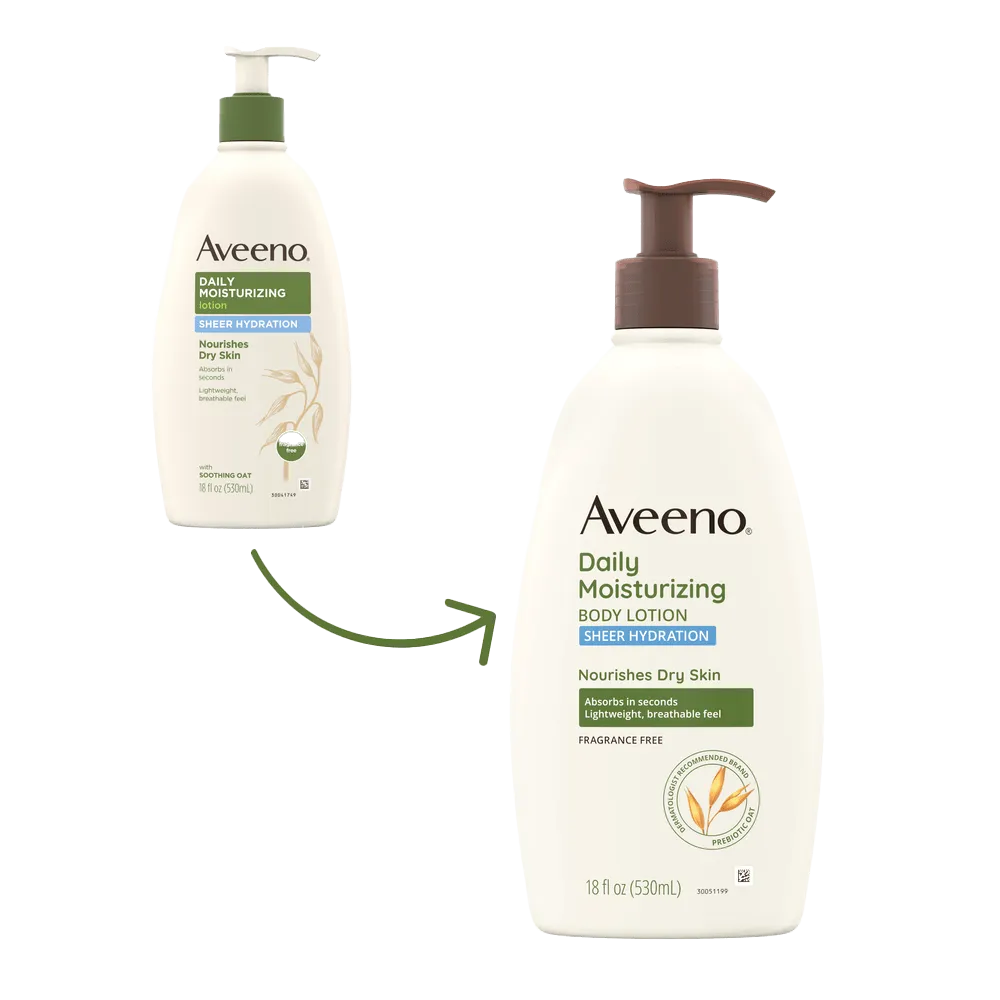 Aveeno Daily Moisturizing Sheer Hydration Lotion – For Dry Skin - 354ml