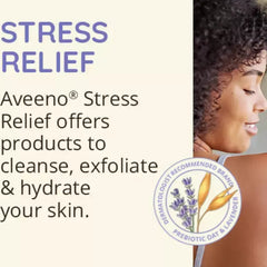 Aveeno Stress Relief Exfoliating Body Scrub – Lavender Scent - 283ml