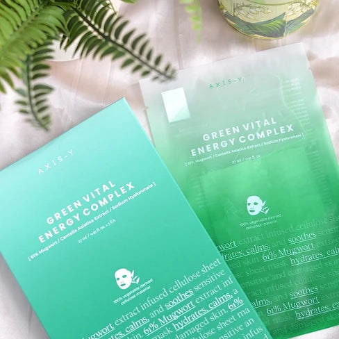 AXIS-Y Mugwort Green Vital Energy Complex Sheet Mask - 27ml