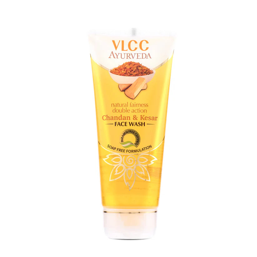 VLCC Natural Fairness Double Action Kesar & Chandan Face Wash - 50ml