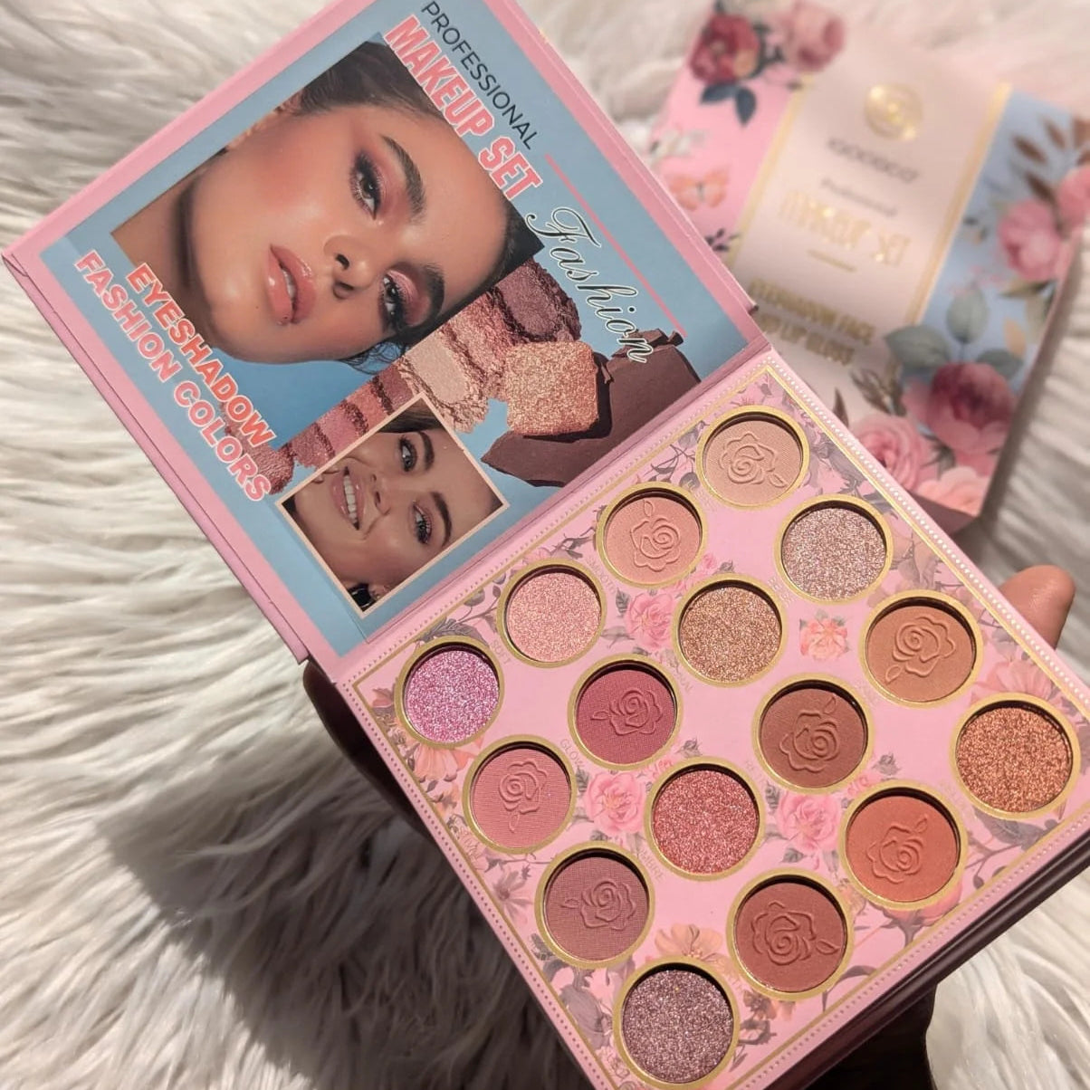 IGOODCO Professional Makeup Set - 4 Pages Makeup Palette Book
