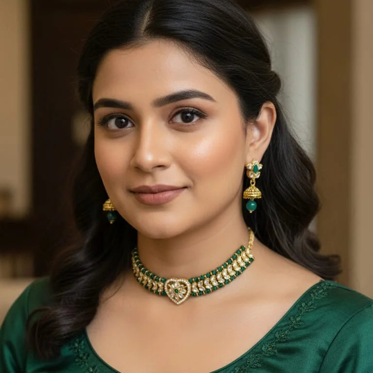 Moti Shisha Choker Set