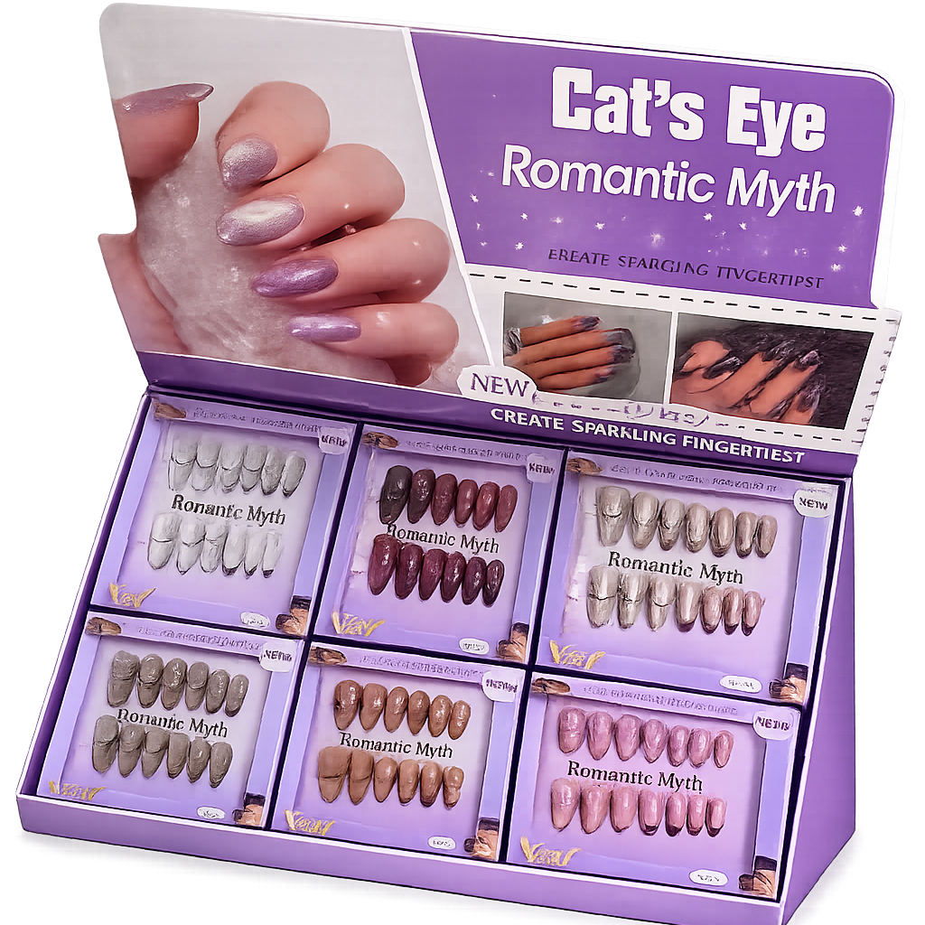 Romantic Myth Cat Eye Press-On Nails