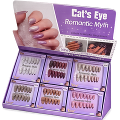Romantic Myth Cat Eye Press-On Nails