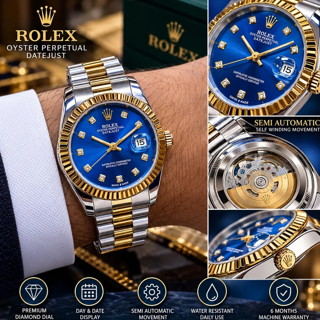 Rolex Datejust Two Tone Watch