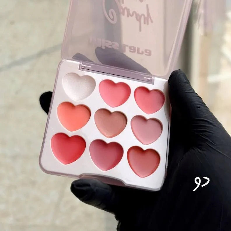 Miss Lara Heart Candy Solid lipstick Ultimate candy love Lip Palette