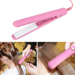 Mini Electronic Hair Crimper Curling Iron