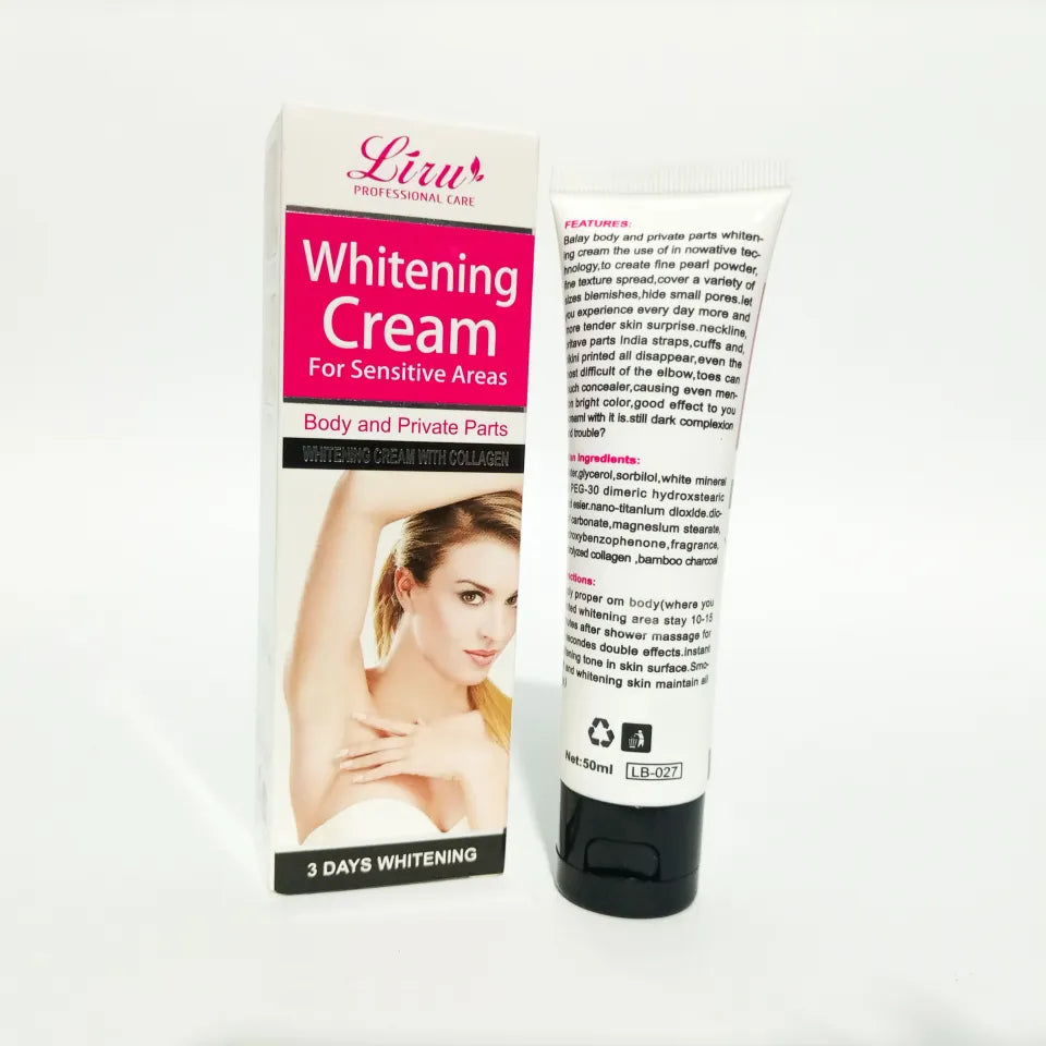 Lizu Professional Care Whitening Cream with Collagen for Private Areas – 50ml