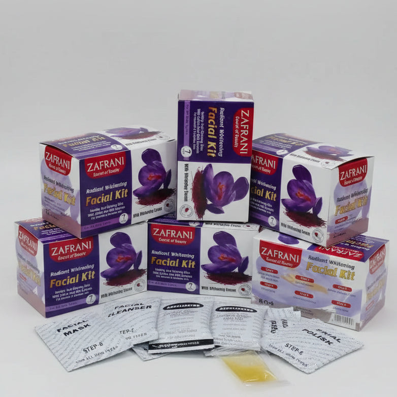 ZAFRANI Secret of Beauty - 7 Step Radiant Whitening Facial Kit