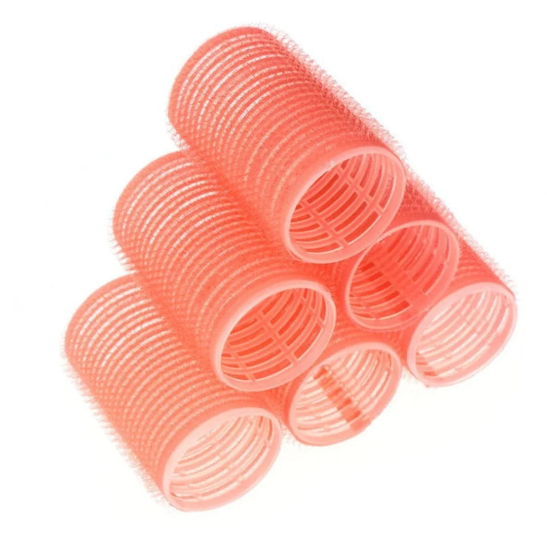 Self Grip Hair Rollers - 6 Pieces