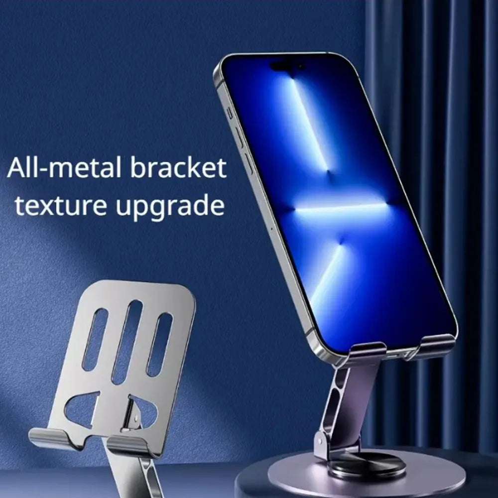 Full Metal Mobile Phone Stand 360° Rotating Aluminum Alloy