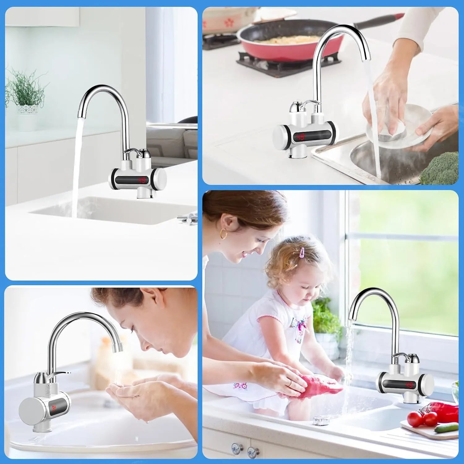 Instant Hot Water Tap – Electric Instant Water Heater Boiling Water Tap