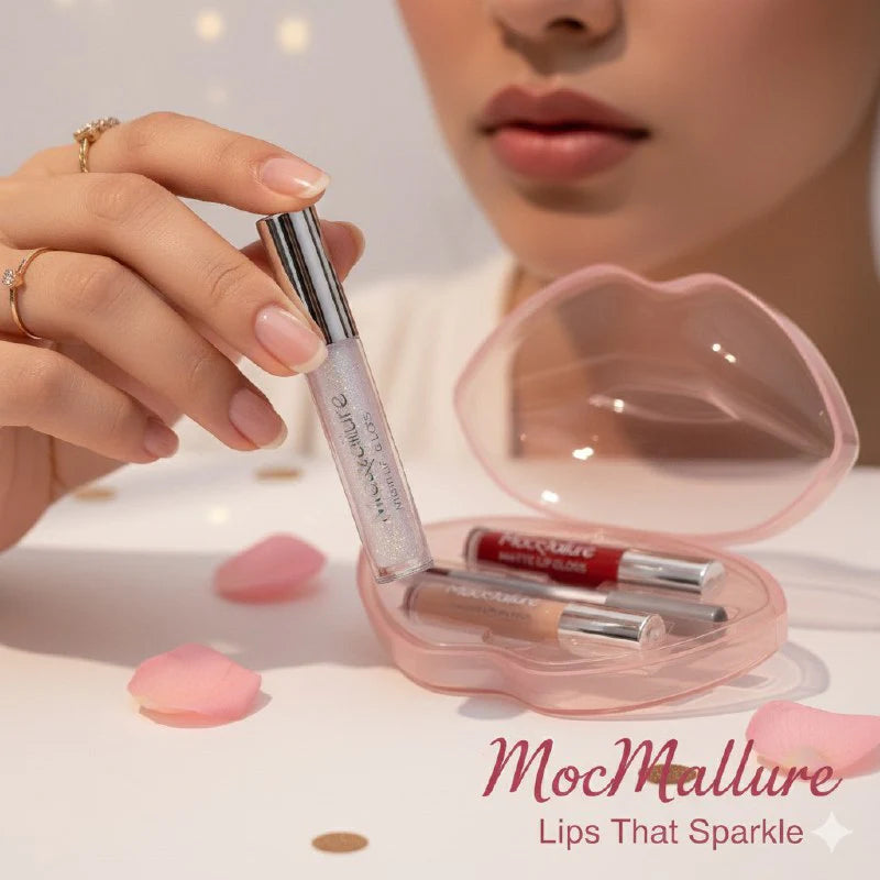 Mocallure 3 in 1 Kiss Day Lipgloss & Lip Liner