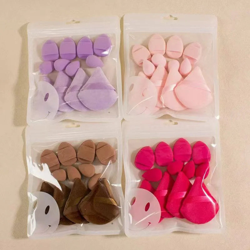 Makeup Powder Puff & Beauty Sponge - 12 Piece Pack 