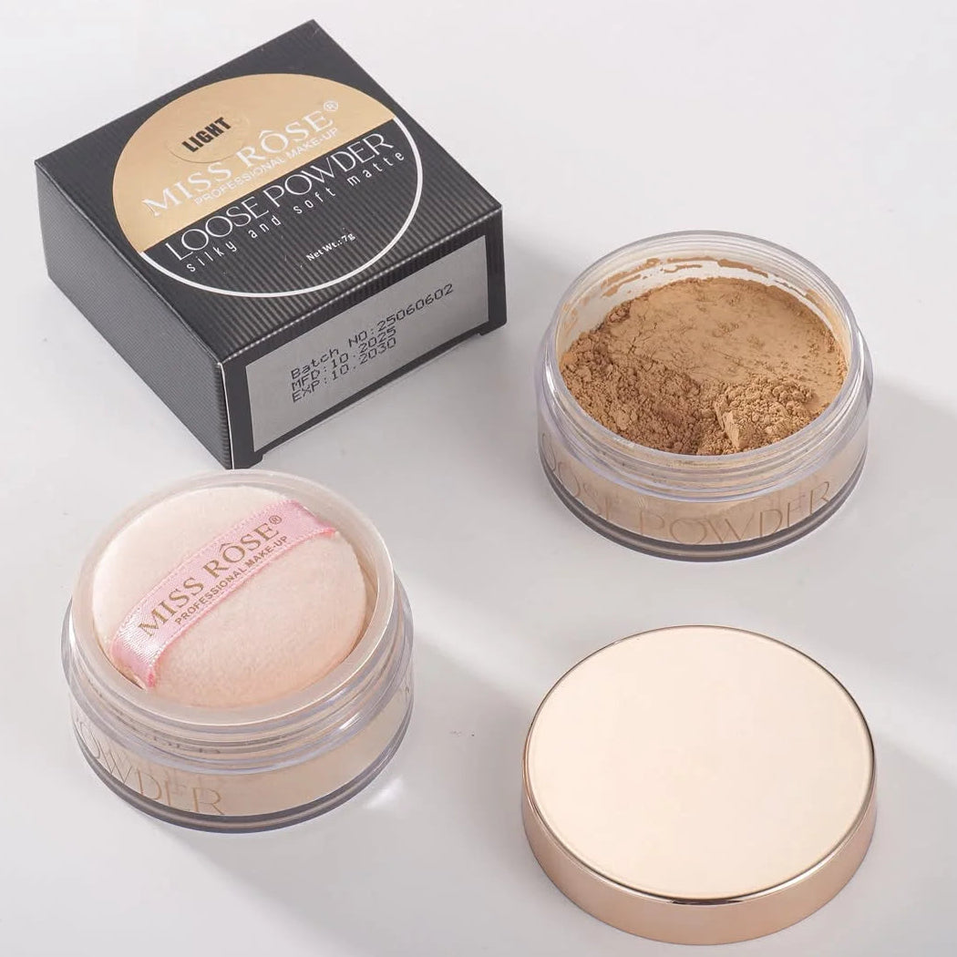 Miss Rose Silky and Soft Matte Loose Powder