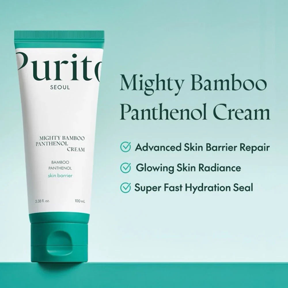 Purito Seoul Mighty Bamboo Panthenol Moisturizing Cream - 100ml