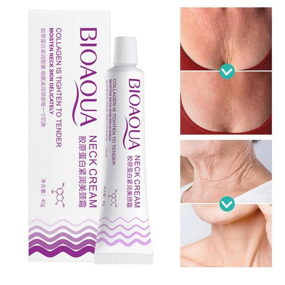 Bioaqua Neck Cream - 40g
